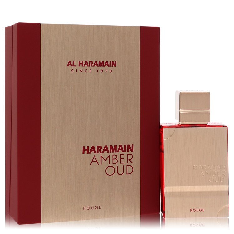 Al Haramain Amber Oud Rouge by Al Haramain Eau De Parfum Spray 2 oz (Men)