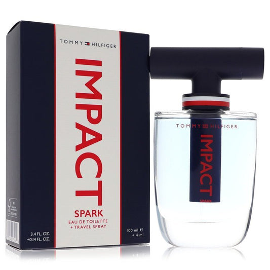 Tommy Hilfiger Impact Spark by Tommy Hilfiger Eau De Toilette Spray 3.4 oz 3.4 oz Eau De Toilette + .14 oz Travel EDT Spray (Men)