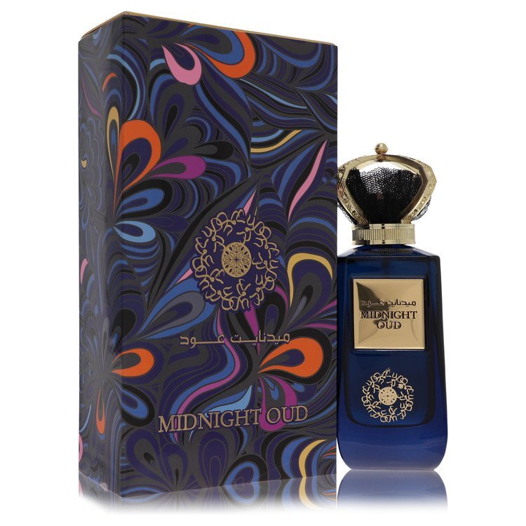 Ard Al Zaafaran Midnight Oud by Al Zaafaran Eau De Parfum Spray (Unisex) 3.4 oz (Men)